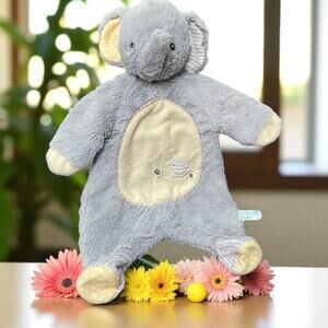 Douglas Joey Elephant 19" Sshlumpie Plush Security Blanket Lovey Nursery Gray